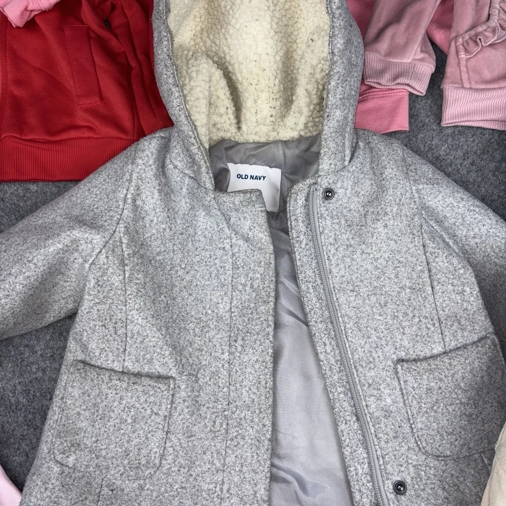 Baby Girls Jackets Coats 12 Months Lot Of 11 Winter Full Zip Mixed Hooded Fleece